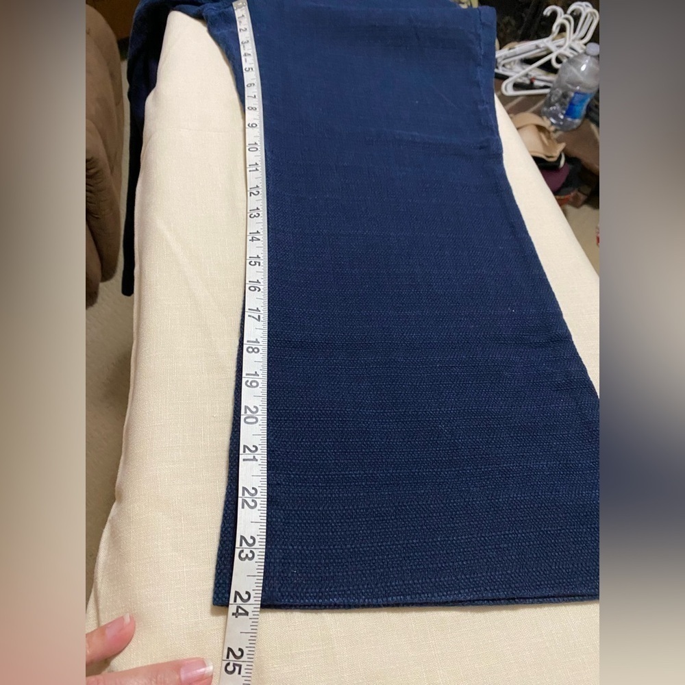 J. Crew Woman’s Blue Textured Crop Pants, Size 14. - Picture 12 of 13